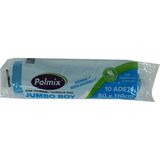 Polmix Çöp Torbası Jumbo Boy 80X110CM 220GR 27MIKRON 90LT Mavi Rulo 10 Lu - 80 x 110 cm