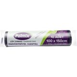 Polmix Endüstriyel Hantal Çöp Poşeti 100X150 Cm - 5 Rulo - 50 Adet - 100 x 150 cm