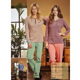 Polo 15034 Lacivert Kadın Pijama Takım