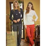 Polo 15037 Ekru Pijama Takım