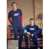 Polo 17027 Kırmızı Erkek Pijama Takımı