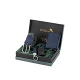 Polo Air Erkek Cüzdanı, Esnek Kemer, Mıknatıslı, Çakmak, Anahtarlık, Kombin Set, Lacivert