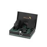 Polo Air Erkek Cüzdanı, Esnek Kemer, Mıknatıslı, Çakmak, Anahtarlık, Siyah, Kombin Set