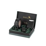 Polo Air Erkek Cüzdanı, Mıknatıslı Otomatik Mekanizmalı, Kemer, Çakmak Kombin Seti, Siyah