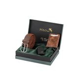 Polo Air Erkek Cüzdanı, Mıknatıslı Otomatik Mekanizmalı, Örgü Esnek Kemer, Çakmak, Taba