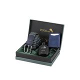 Polo Air Erkek Cüzdanı, Mıknatıslı Otomatik Mekanizmalı, Örgü Esnek Kemer, Parfüm Kombin, Lacivert