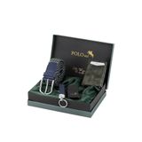 Polo Air Erkek Cüzdanı, Otomatik Mekanizmalı, Örgü Esnek Kemer, Çakmak, Anahtarlık, Yeşil