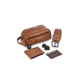 Polo Air Erkek El Çantası, Cüzdan, Kemer, Kartlık, Çakmak Set, Taba, Tek Ebat