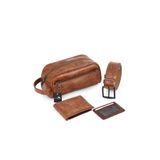 Polo Air Erkek El Çantası, Cüzdan, Kemer, Kartlık Set, Taba, Kombin