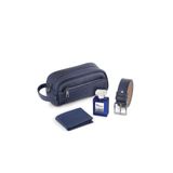 Polo Air Erkek El Çantası, Cüzdan, Kemer ve Parfüm Set, Lacivert