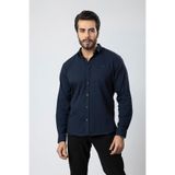Polo Air Erkek Gömlek, Slimfit, Likralı Kumaş, Uzun Kol, Lacivert, M Beden