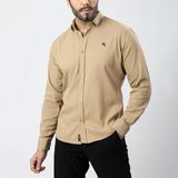 Polo Air Erkek Gömlek Slimfit Likralı Kumaş Uzun Kol PA-180 - Camel