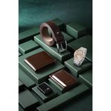 Polo Air Erkek Kol Saati Cüzdan Kemer Kartlık Çakmak Kombin Set PL-0838E3 Kahverengi Set - Gümüş - Kahverengi