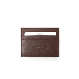 Polo Air Erkek Kredi Kartlık, Kahverengi, Deri, 10x7,5 cm