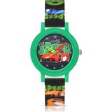 Polo Air Figürlü Renkli Erkek Çocuk Kol Saati CK-0022C - Yeşil