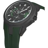 Polo Air Kauçuk Kordon Metal Kasa Erkek Kol Saati Yeşil Siyah Renk PL-0974E3X - KoyuYeşil