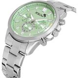 Polo Air Klasik Erkek Kol Saati Gümüş Yeşil Renk PL-0969E4X - Gümüş - Yeşil