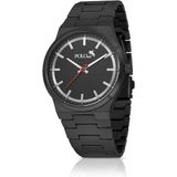 Polo Air Klasik Metal Kordon Erkek Kol Saati Siyah Renk PL-0916E1X - Mat Siyah