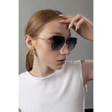 Polo Air Kristal Kare Kadın Güneş Gözlüğü, Lacivert, Metal Çerçeve, UV400 Koruma