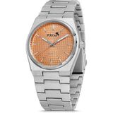 Polo Air Lüx Erkek Kol Saati Gümüş-Turuncu PL-0860E3X - Gümüş - Turuncu