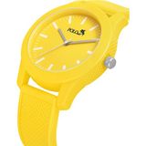 Polo Air Silikon Kordon Unisex Bay-Bayan Spor Kol Saati Sarı Renk PL-1510B5X - Altın