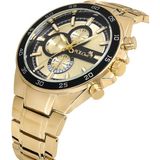 Polo Air Spor Metal Erkek Kol Saati Gold Siyah Renk PL-0961E6X - Altın Sarısı