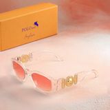 Polo Air Uv400 Korumalı Sarı Detaylı Kadın Dikdörtgen Güneş Gözlüğü PLG-2084C (Pembe)