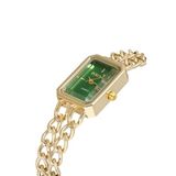 Polo Air Vintage Zincir Kordon Kadın Kol Saati, Gold-Yeşil, Quartz