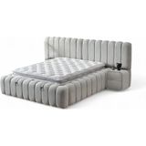 Polo Baza Başlık Yatak Seti | Pocket Spring Teknolojili Yatak Takımı - Krem - 150 x 200 cm