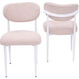 Polo Demir Mutfak Yemek Sandalyesi 2 Li Set - Beyaz