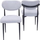 Polo Demir Mutfak Yemek Sandalyesi 2 Li Set - Mavi