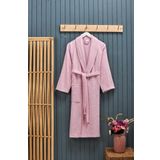 Polo Life Kutulu %100 Pamuk Tek Bornoz Şalyaka-Pembe (L Beden)