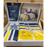 Polo Life Lüks Tek Kişilik Nevresim Takımı-Fb Sarı Lacivert - 160 x 220 cm - Sarı - Kırmızı