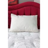 Polo Life Pamuklu Kumaş %60 Pamuk %40 Hcs Dolgulu Coton 50 x 70 cm Yastık - Beyaz