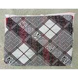 Polo Life Savan 4m2 Pamuklu Lastiksiz Halı Ört, Çok Amaçlı, Piknik Ört (170x245)-Kareli Bordo