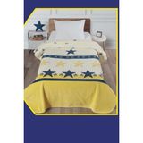 Polo Life Taraftar Tek Kişilik Battaniye Fb Sarı Lacivert 160X220CM - 160 x 220 cm - Renkli