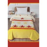 Polo Life Taraftar Tek Kişilik Battaniye Gs Sarı Kırmızı 160X220CM - 160 x 220 cm - Renkli