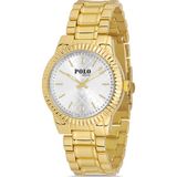 Polo Louis 1105 Metal Kadın Kol Saati - Altın - Gümüş