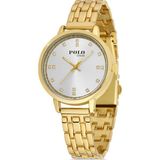 Polo Louis 1115 Kadın Kol Saati - Altın - Beyaz