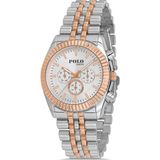 Polo Louis 1118 Metal Kadın Kol Saati - Gümüş - Bakır