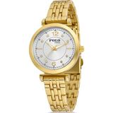 Polo Louis 1121 Kadın Kol Saati - Altın - Beyaz