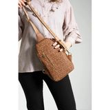 Polo Of Colors Trend Monogram Ayarlanabilir Askılı Bel ve Vücut Çantası - Taba