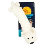 Polo Peluş Sosis Köpek Oyuncağı 35 CM Beyaz
