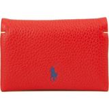 Polo Ralph Lauren Kırmızı Logo Detaylı Kadın Deri Kartlık - Standart