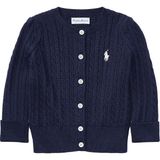 Polo Ralph Lauren Koyu Lacivert Saç Örgülü Kız Bebek Triko Hırka - 6 Ay