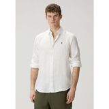 Polo Ralph Lauren Regular Fit Keten Gömlek - S - Beyaz