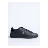 Polo Ralph Lauren Siyah Erkek Günlük Ayakkabı HRT CRT II-SNEAKERS-LOW TOP LACE