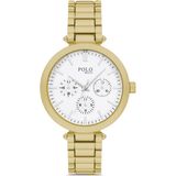 Polo Rucci 2147 Metal Kadın Kol Saati - Altın - Beyaz