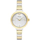 Polo Rucci 2191 Metal Bayan Kol Saati - Altın - Gümüş