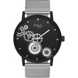 Polo Rucci 2248 Gümüş Siyah Erkek Kol Saati